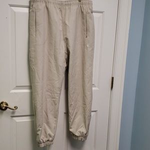 Adidas Windbreaker pants Khaki size Large NWT